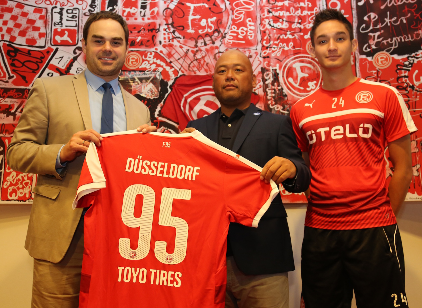 Robert Schaefer - Kenta Kuribayashi - Justin Toshiki Kinjo - (C) Fortuna Dusseldorf