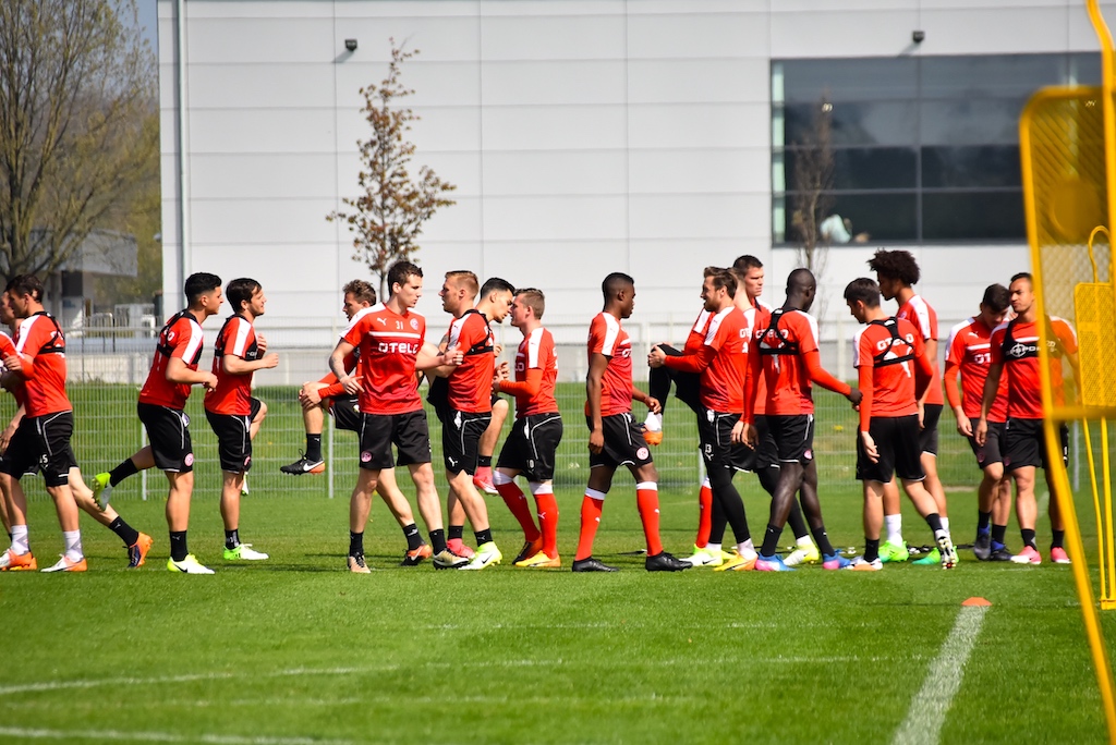 Letztes Training vor Abfahrt nach Bielefeld