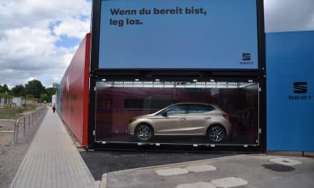 Werbecontainer am Kö Bogen&nbsp;II