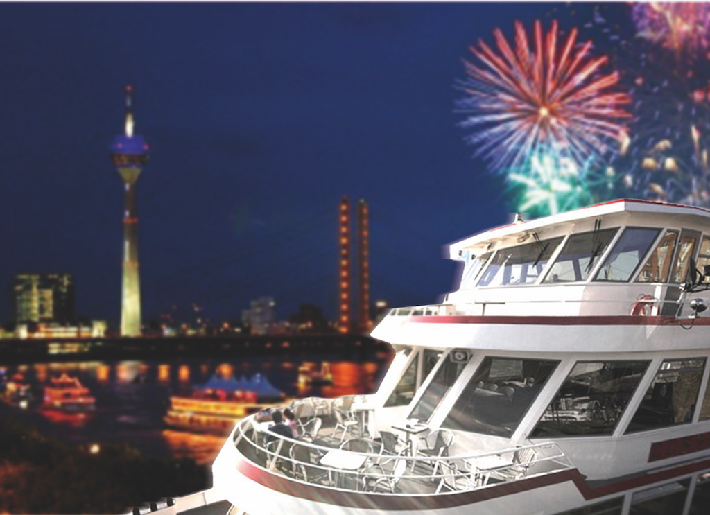 Feuerwerk mit den Düsseldorfer Jonges