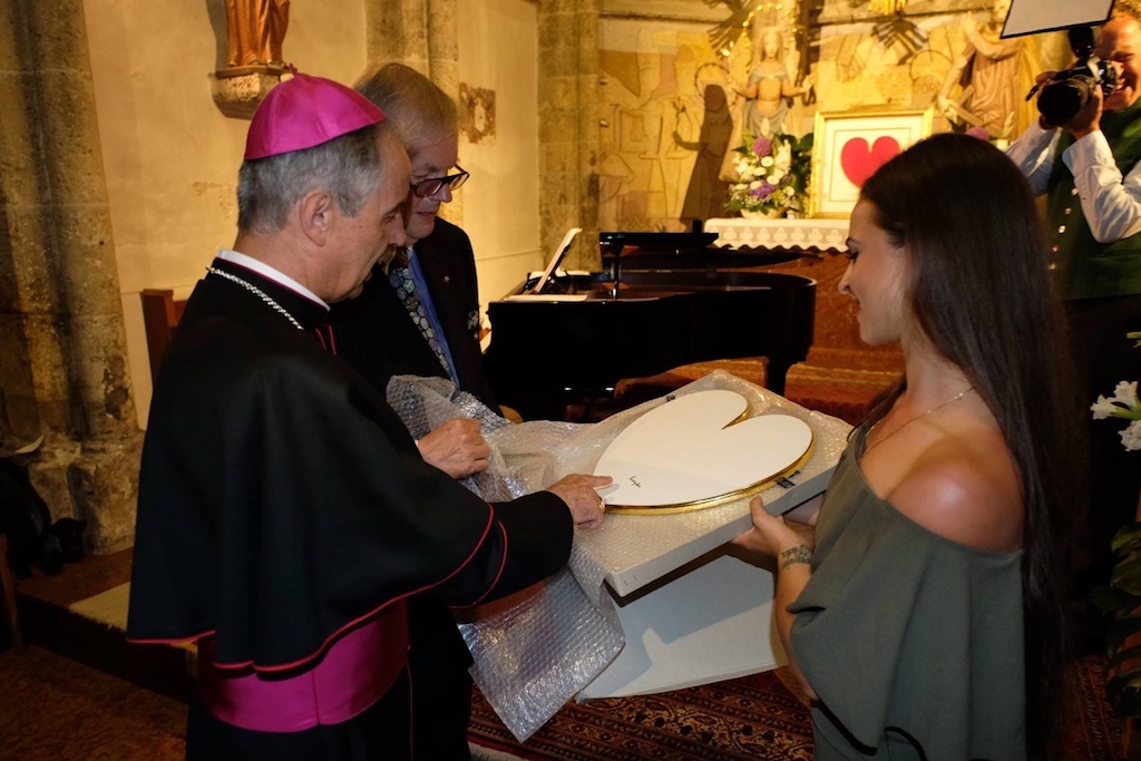 Heribert Klein auch im Urlaub aktiv für Unicef