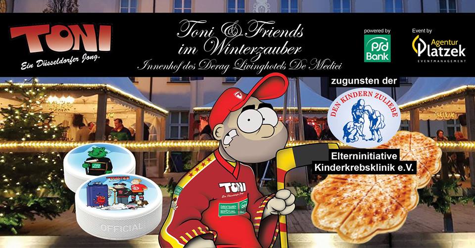 Winterzauber im Innenhof des Hotels “De Medici”