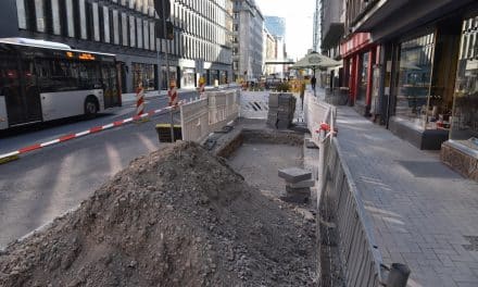 Gerade frisch gepflastert — jetzt wieder alles aufgerissen