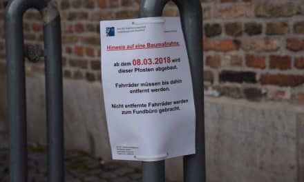 Fahrradbügel: Weg – oder nicht weg. Das ist die&nbsp;Frage
