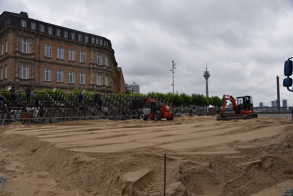 Beach-Volleyball in Düsseldorf
