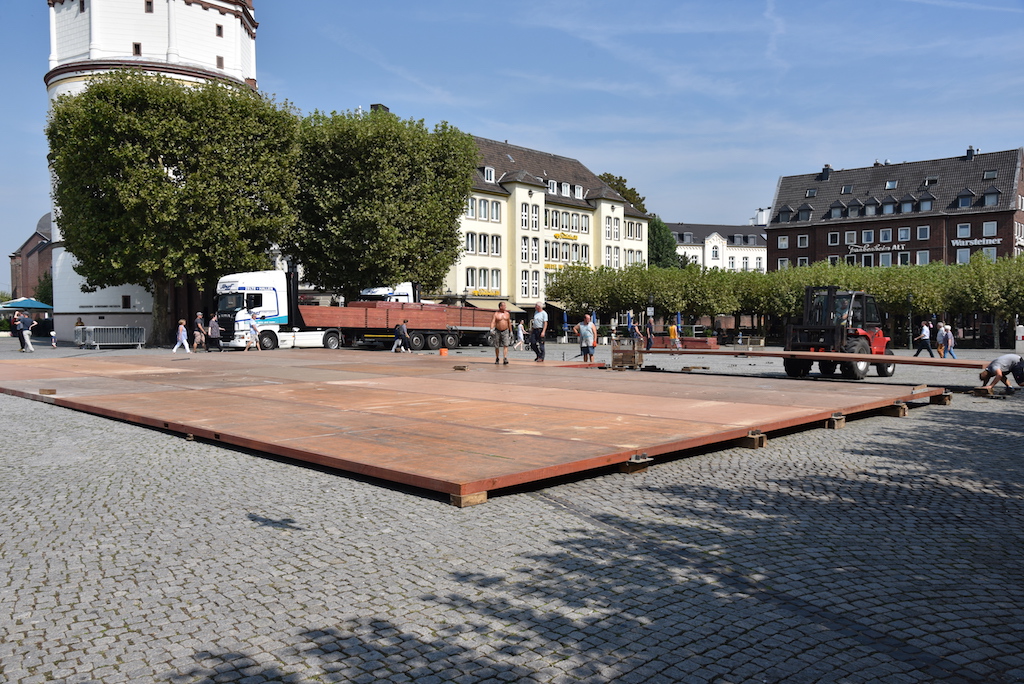 Blindenfußballturnier auf dem Burgplatz