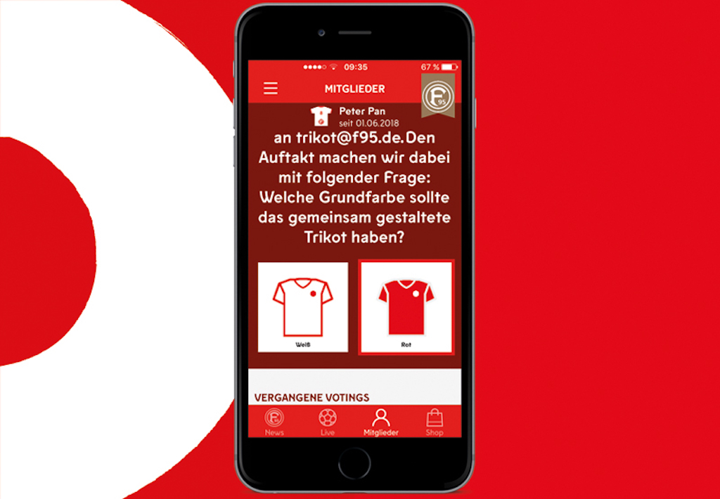 Fortuna Düsseldorf präsentiert offizielle App