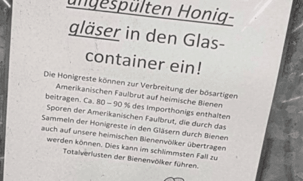 Honiggläser bitte Spülen..