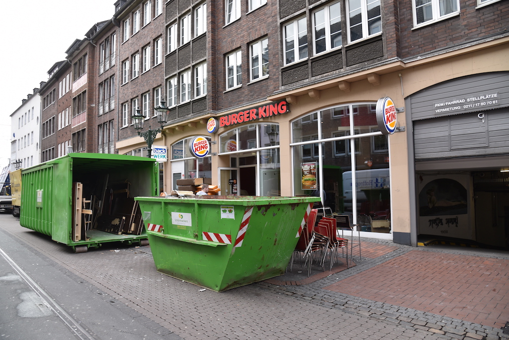 Burger King in der Altstadt bekommt neues Gesicht