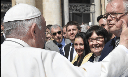 Unicef Motor Heribert Klein zur Generalaudienz beim&nbsp;Papst