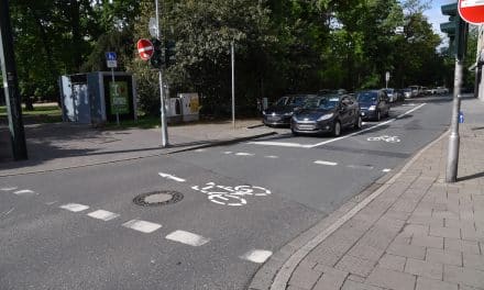 Radspur endet im Nichts