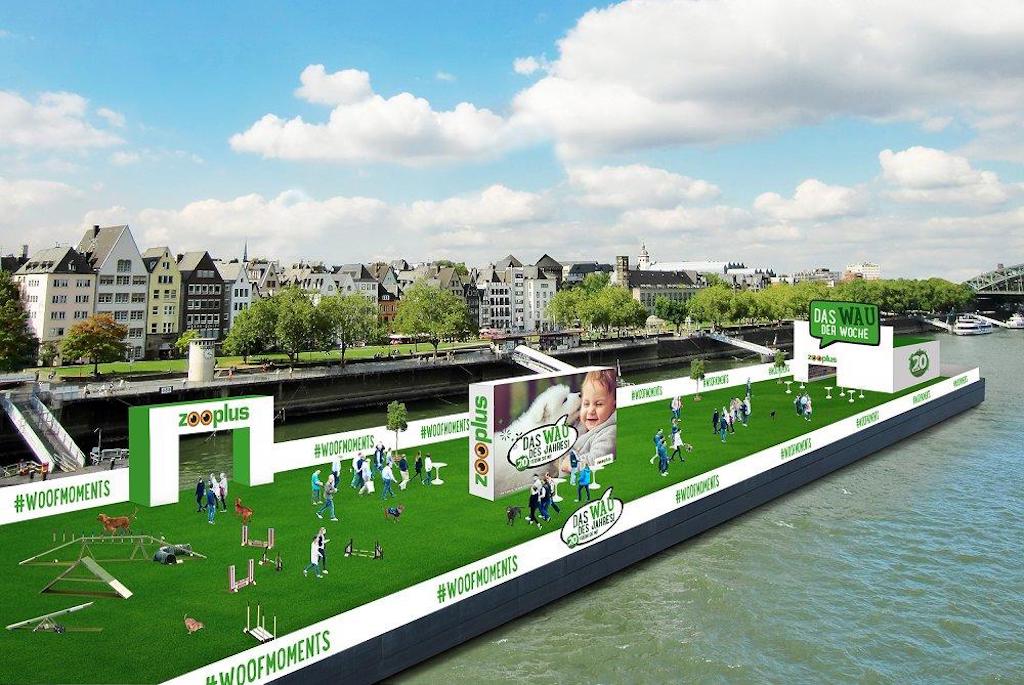 Die schwimmende Hundewiese kommt