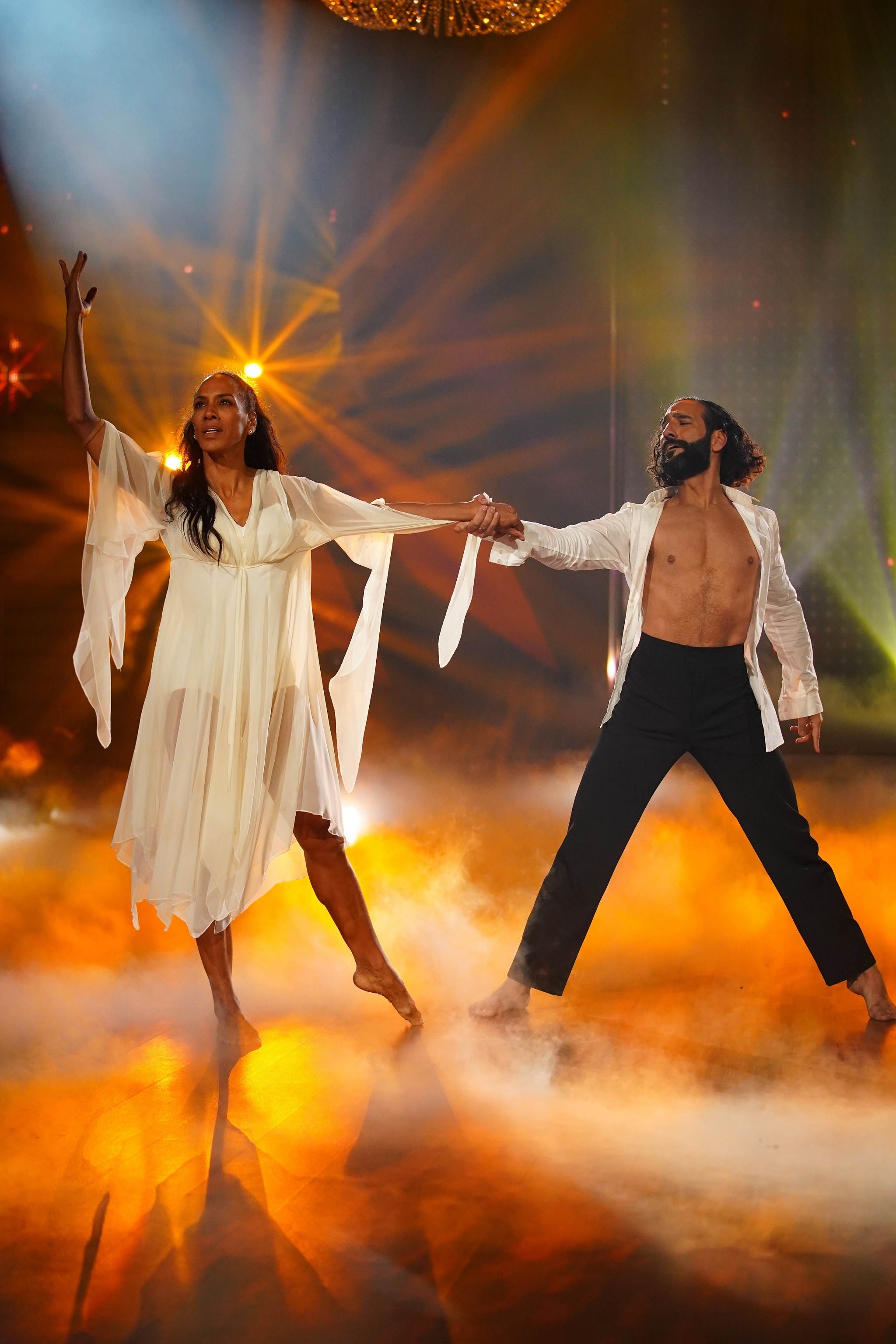 Barbara Becker und Massimo Sinato ©Stefan Gregorowius RTL Barbara Becker und Massimo Sinato ©Stefan Gregorowius RTL