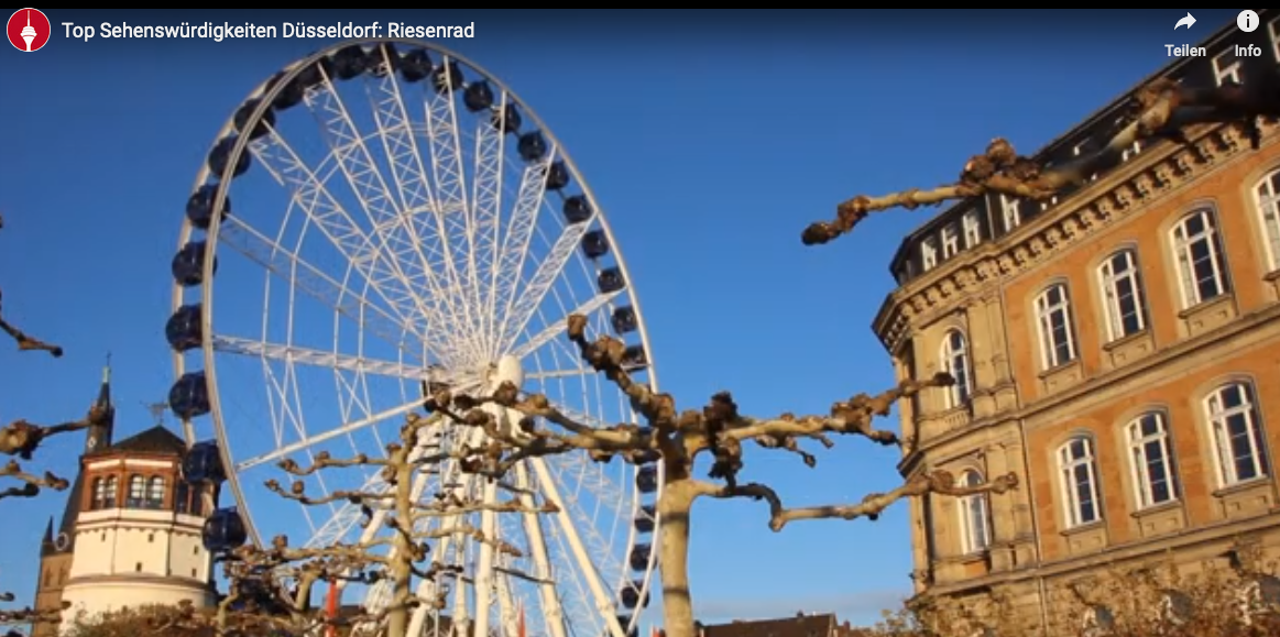 Das Riesenrad auf dem Burgplatz
