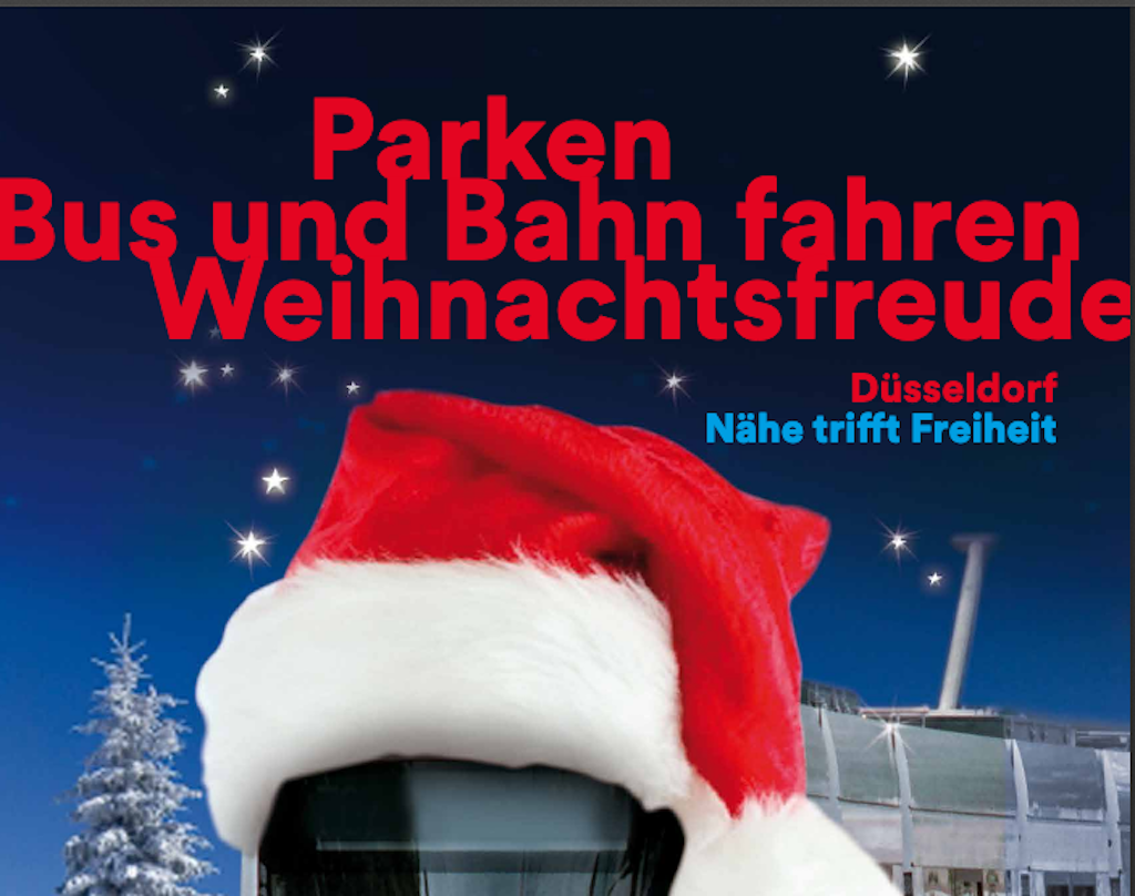 Park-and-Ride-Angebot für Weihnachtseinkäufe