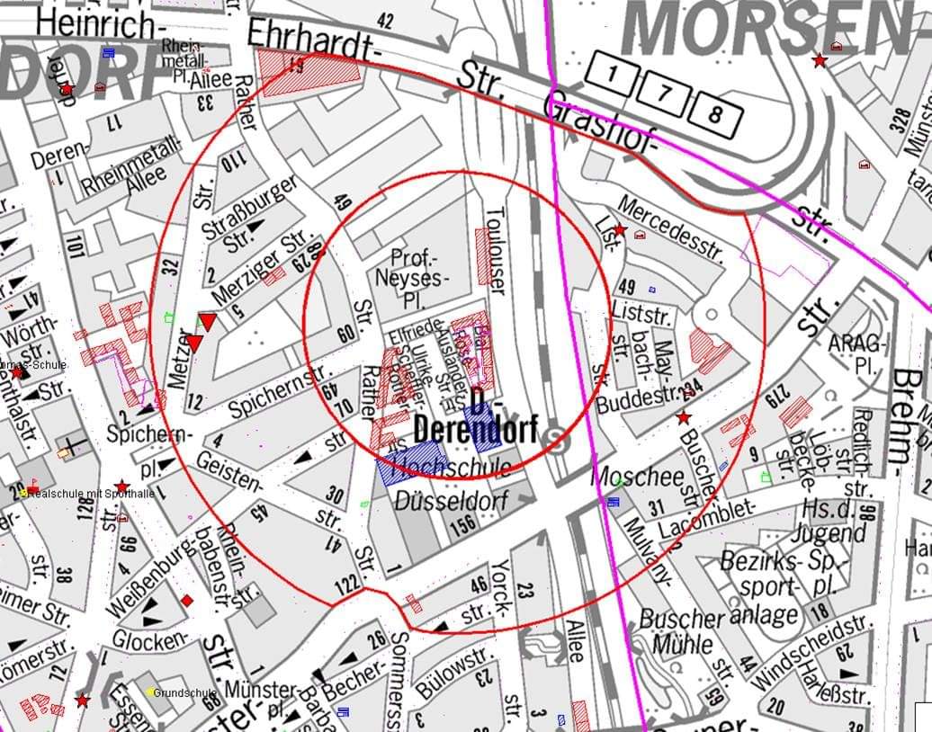 Bombenfund in Düsseldorf-Derendorf: 900 Menschen müssen ihre Wohnung verlassen