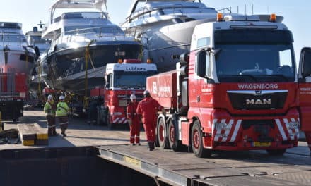 Ankunft der Superyachten zur&nbsp;boot