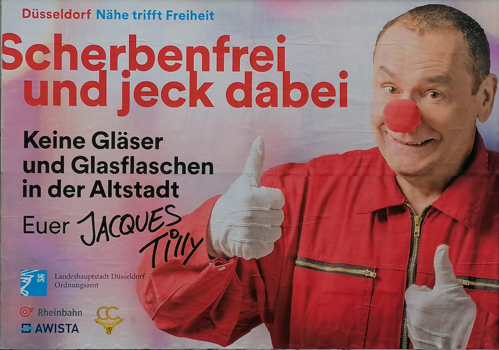 Aktion scherbenfreie Altstadt an den tollen Tagen