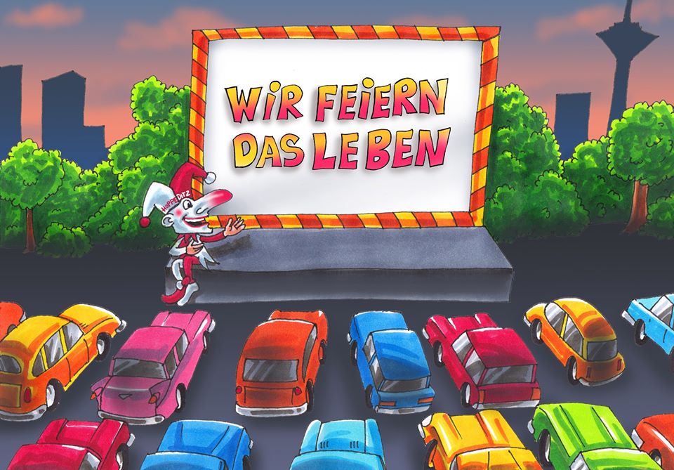 „Jeck im Autokino — Wir feiern das Leben“