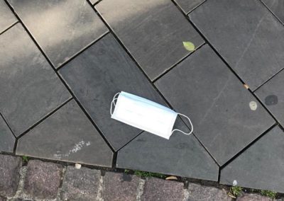 Maskenentsorgung Foto: PETRA MÜLLER