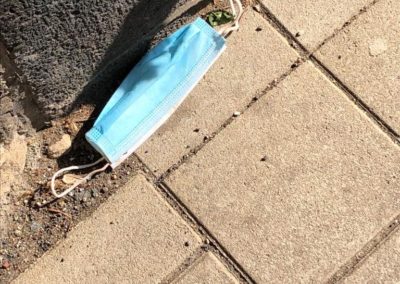 Maskenentsorgung Foto: PETRA MÜLLER