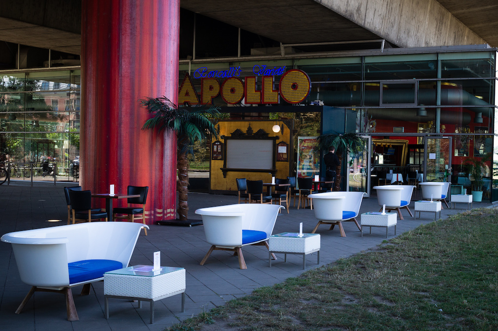 Neuer Außenbereich für Apollo-Restaurant