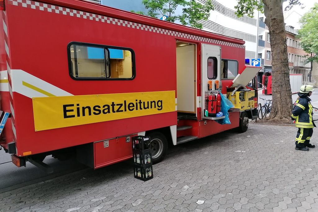 Großbrand in einem Gewerbebetrieb