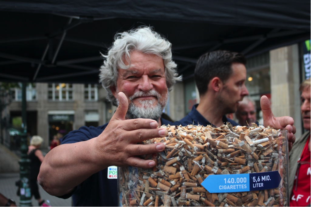 Eine Kippe verseucht 40 Liter Grundwasser
