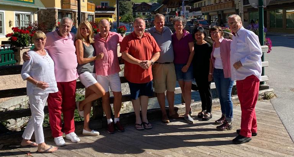 Düsseldorfer am Rande der Festspiele in Salzburg