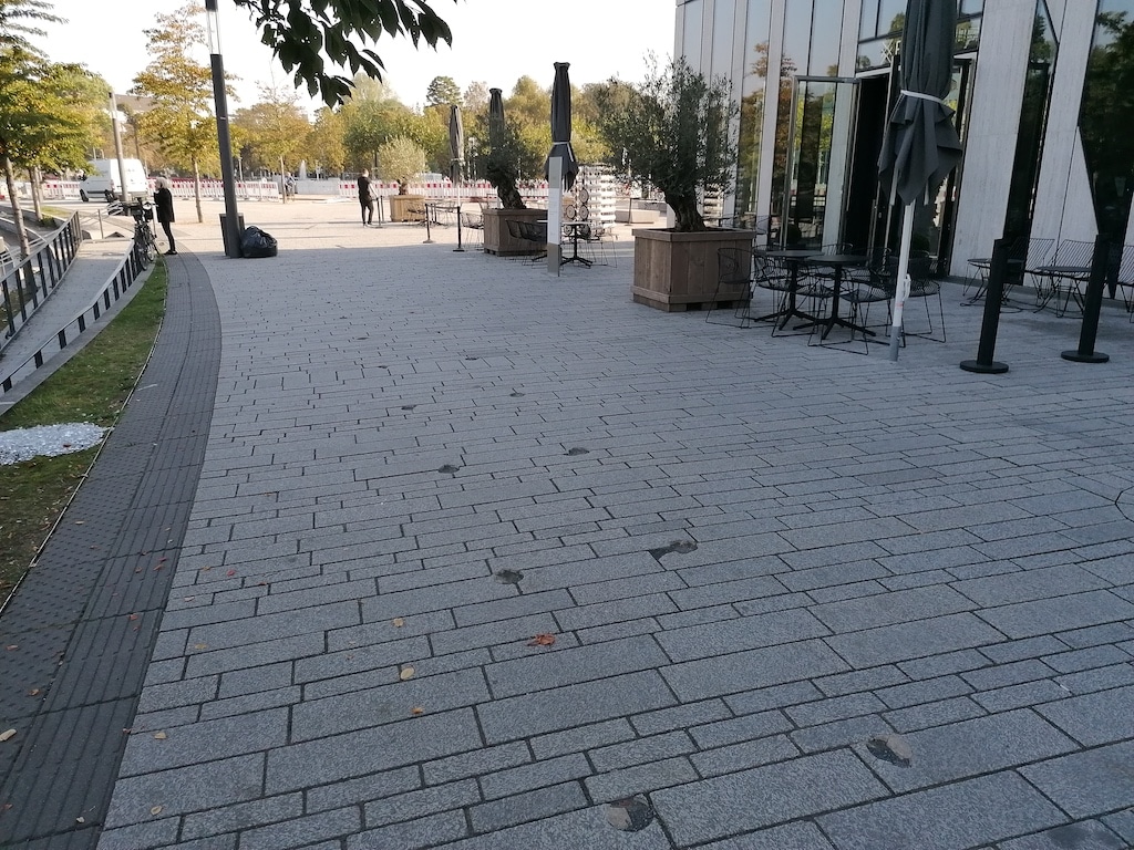 Hier waren mal Fahrradständer Foto: LOKALBÜRO