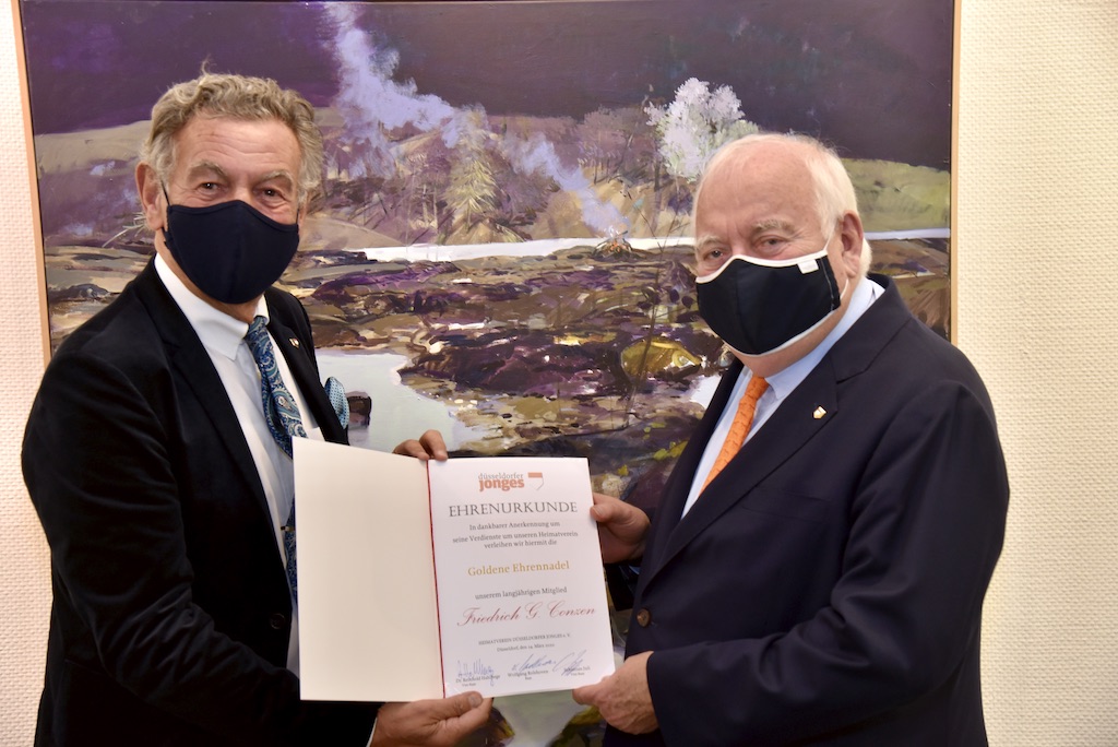 Goldene Ehrennadel für Friedrich G. Conzen