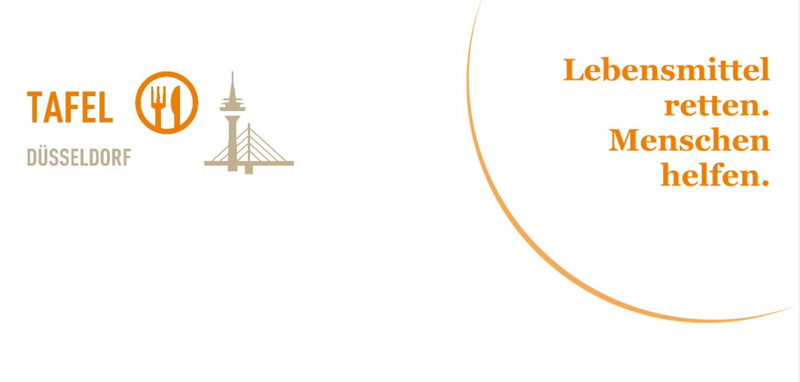 Die Tafel Düsseldorf sammelt am 1. Dezember 2020