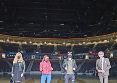 Dreh zum Video in der König-Pilsener-ARENA Foto: enkelson