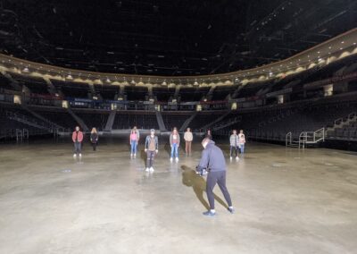 Dreh zum Video in der König-Pilsener-ARENA Foto: enkelson