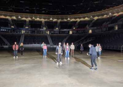 Dreh zum Video in der König-Pilsener-ARENA Foto: enkelson