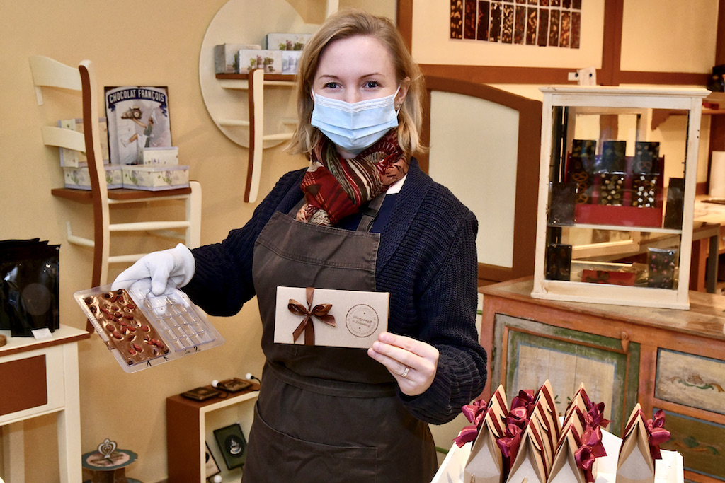 Schokoladentafeln nach eigenem Wunsch bei Gut&Gerne am Burgplatz