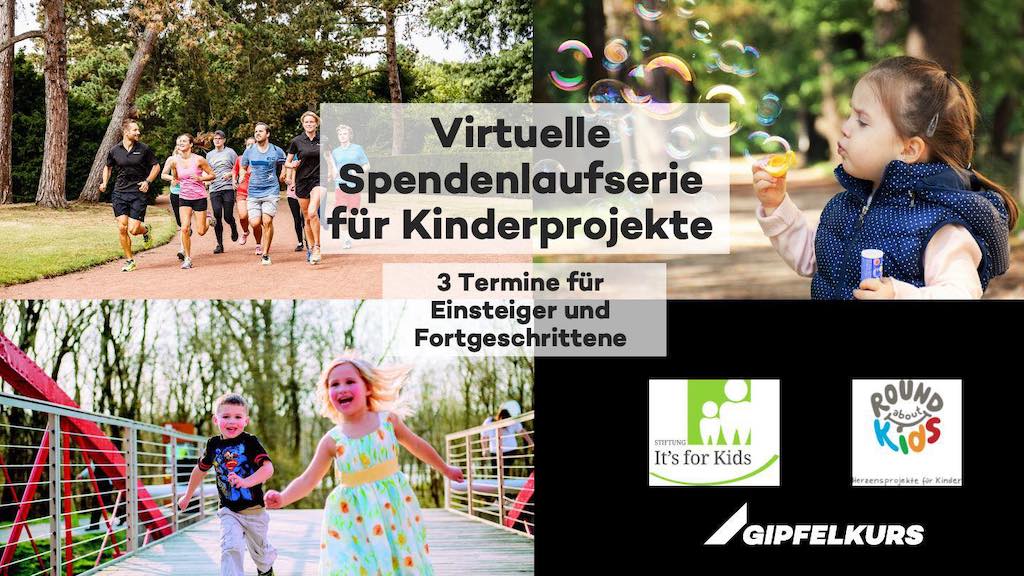 Gipfelkurs startet Spendenlauf für Roundabout Kids