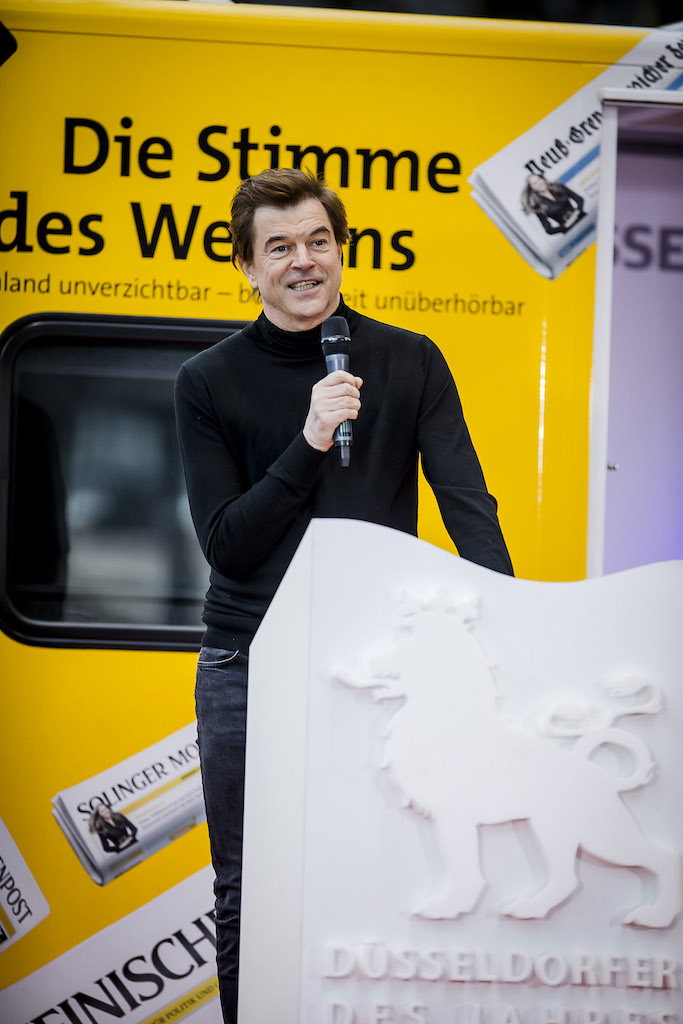 Düsseldorfer des Jahres 2020, Laudator Campino von den toten Hosen Düsseldorfer des Jahres 2020, Laudator Campino von den toten Hosen. Foto: Anne Orthen