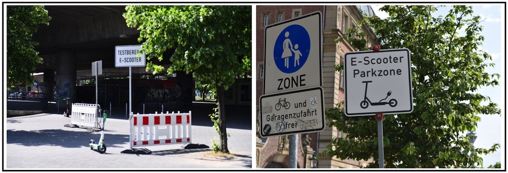 E‑Scooter — testen, parken oder wie?