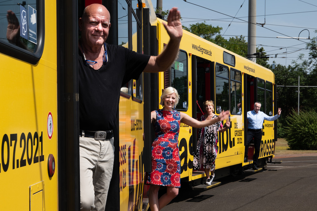 U‑Bahn wirbt für Kunstausstellung