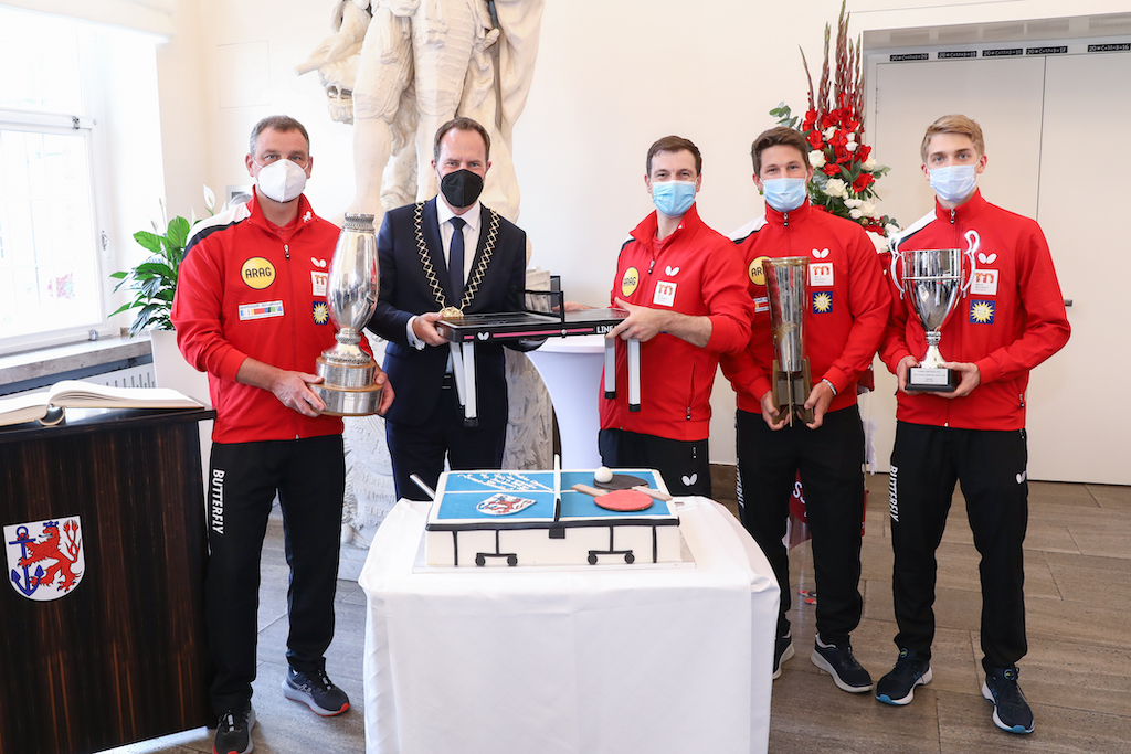 Rathaus-Empfang für “Triple”-Sieger Borussia Düsseldorf