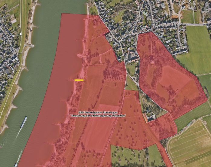 Verstärkter Schutz für “Himmelgeister Rheinbogen”