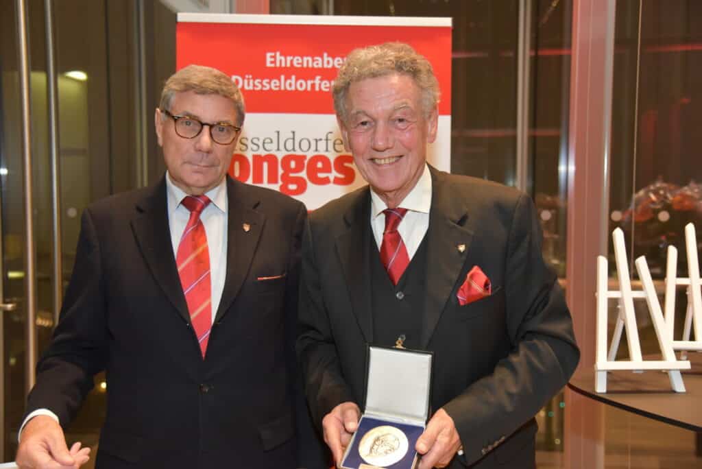 Hermann-Raths-Medaille für den Baas der Düsseldorfer Jonges