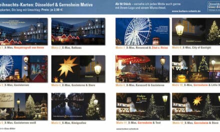 Wunderbare Weihnachtskarten aus Düsseldorf für einen guten&nbsp;Zweck