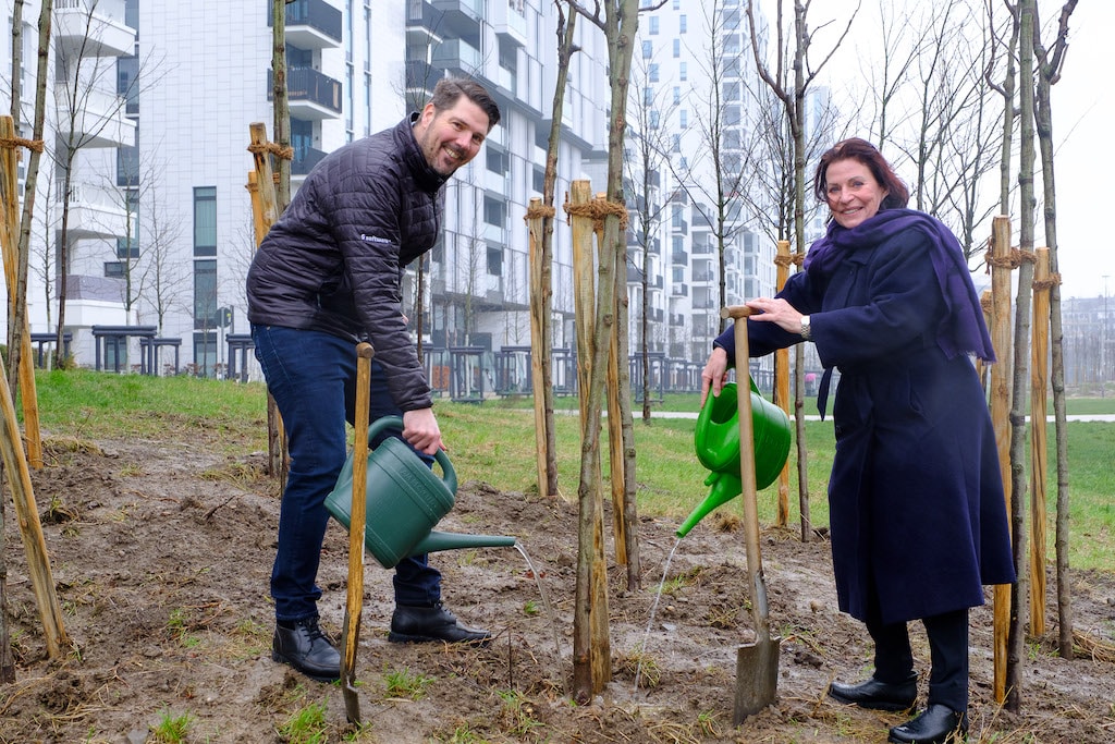 Baumspende für den Berty-Albrecht-Park