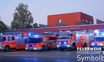 Rauch aus einem Ladenlokal