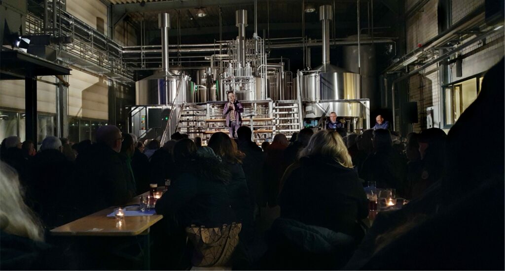 Reinen Tisch am 7.3. in der Halle der Brauerei “KÜRZER”