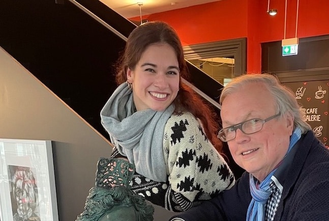 Modern-Dance Weltmeisterin  Maria Tolika im Mutter Ey Kaffee