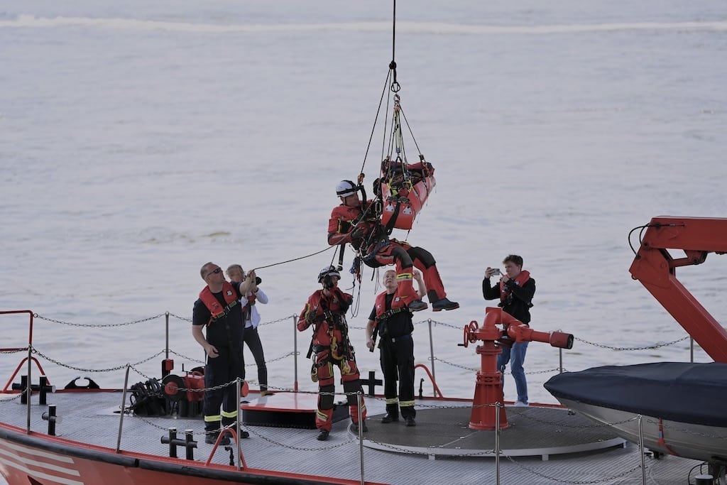 Spektakuläre Rettung auf dem&nbsp;Rhein