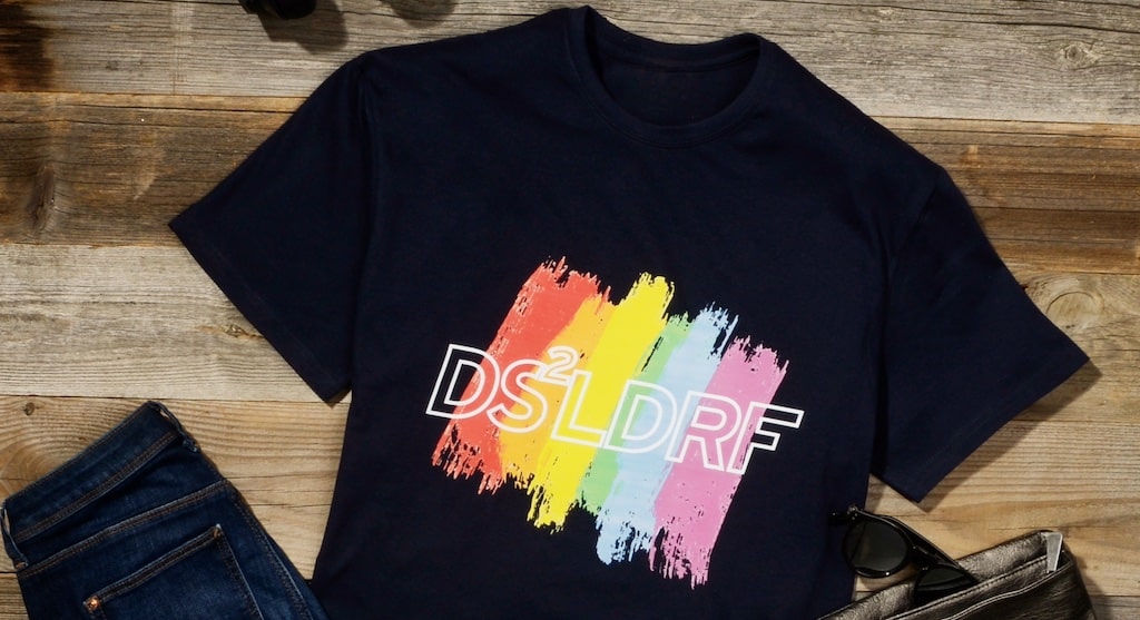 Radschläger trifft Regenbogen